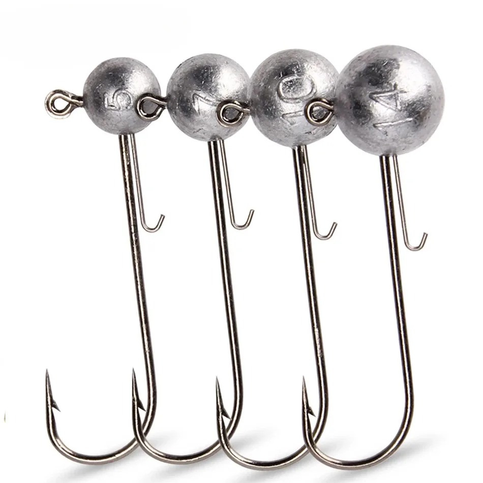 Fishing Hook Jig - Lot de 4 hameçons de pêche