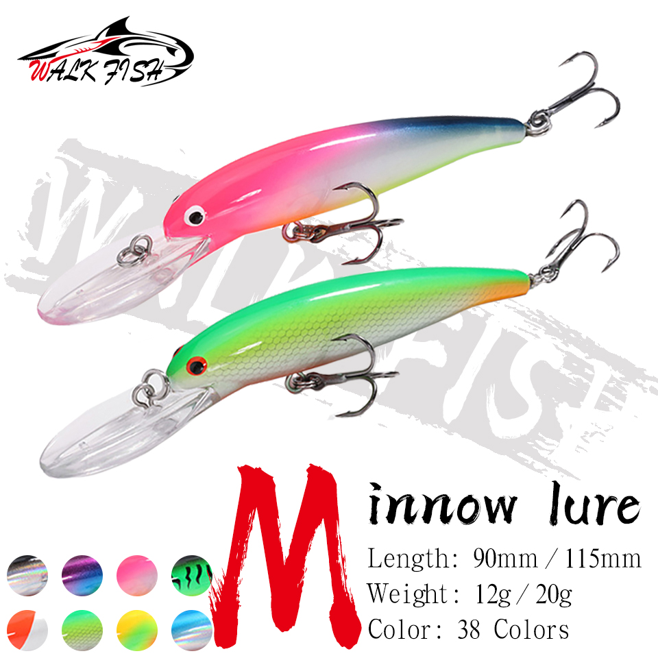 Fishing Hook Size - WALK FISH 12g 20g flottant grand