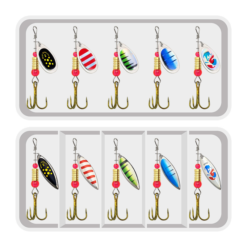 Fishing Hook Treble - Leurre de pêche spinner avec cuillères