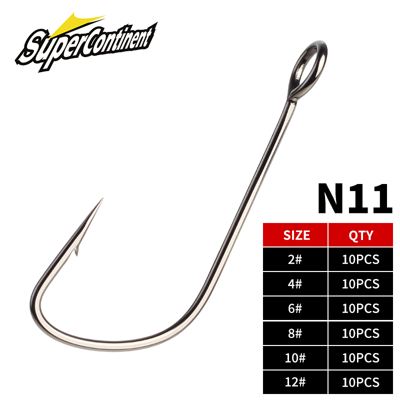 Fishing Hook Assortment - Supercontinent 2 # -12 # 10