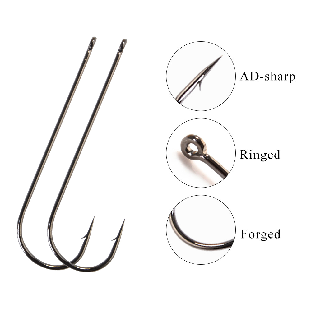 FTK 5-9PCS Hameçon de pêche AB - Fishing Hook Barbless avis et prix