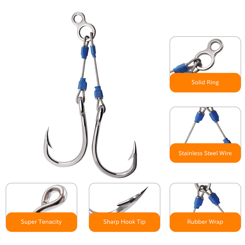Hameçons d'assistance en fil d - Fishing Hook Barbless avis et prix