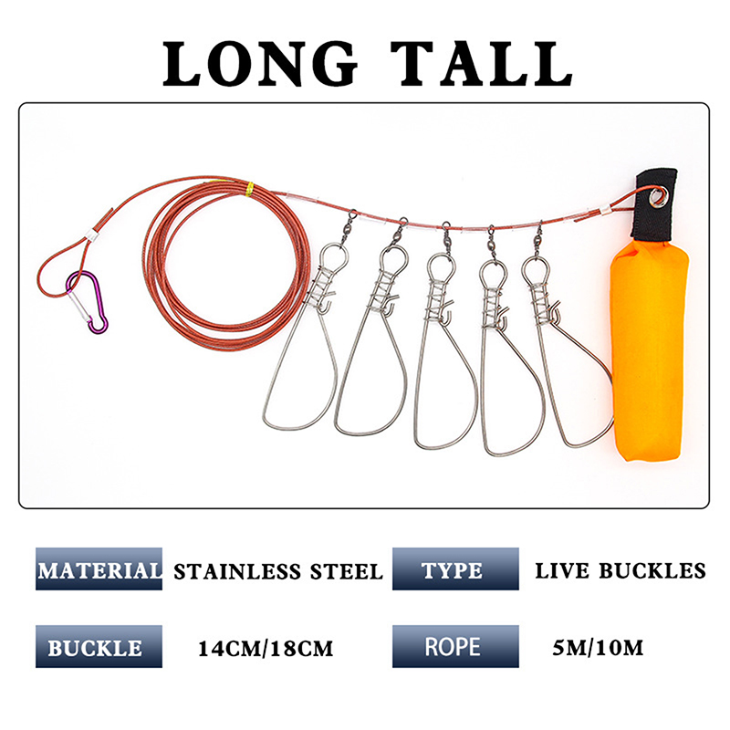 Nouveau【Cordon de pêche en aci - Fishing Hook Stainless Steel avis et prix