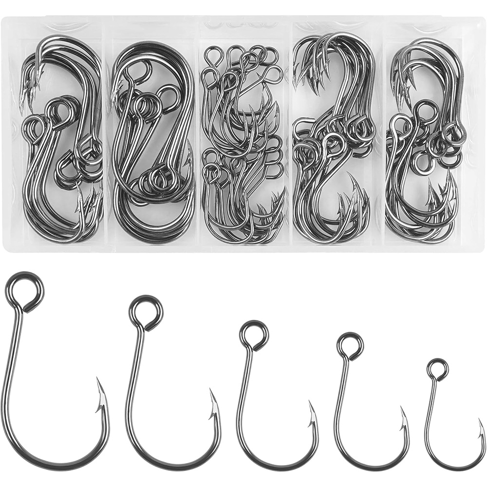 70 pièces crochets simples de  - Fishing Hook Assortment avis et prix